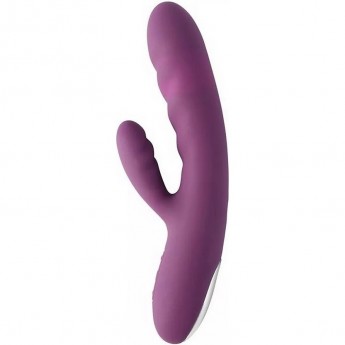 Возвратно-поступательный вибратор со стимулятором клитора SVAKOM AVERY LILAC